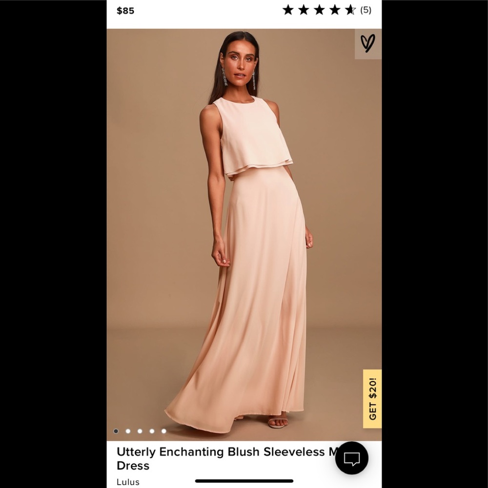 Blush Pink Maxi Dress